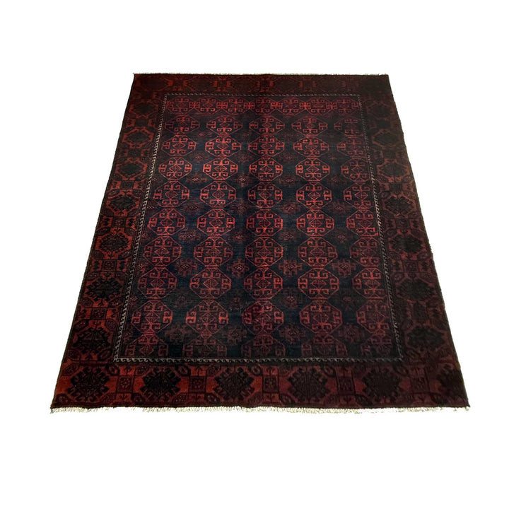 Multicolor Kashan Rug 4' 10" x 7' 4" Hand-Knotted | No. AL37905