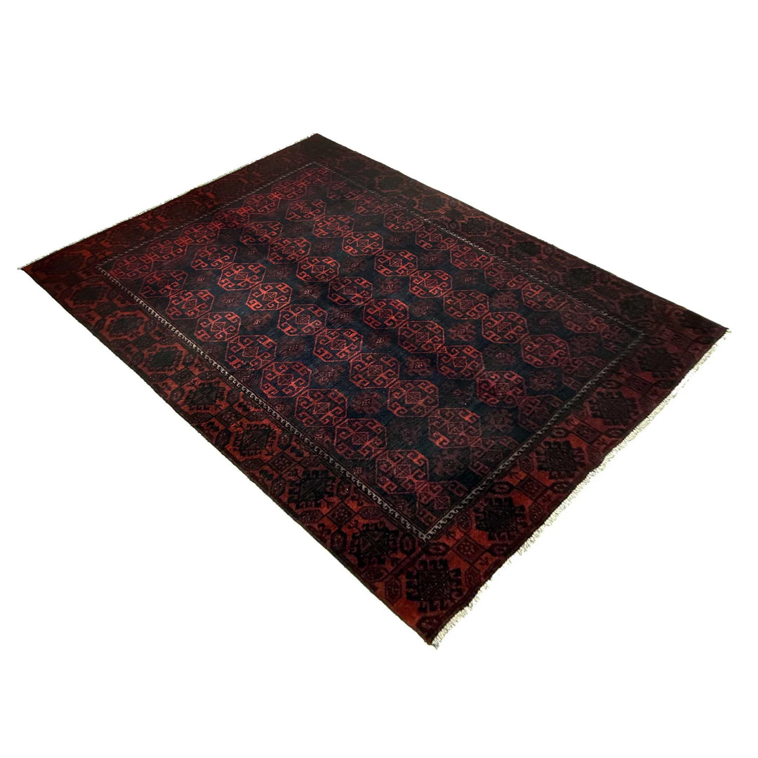 Multicolor Kashan Rug 4' 10" x 7' 4" Hand-Knotted | No. AL37905