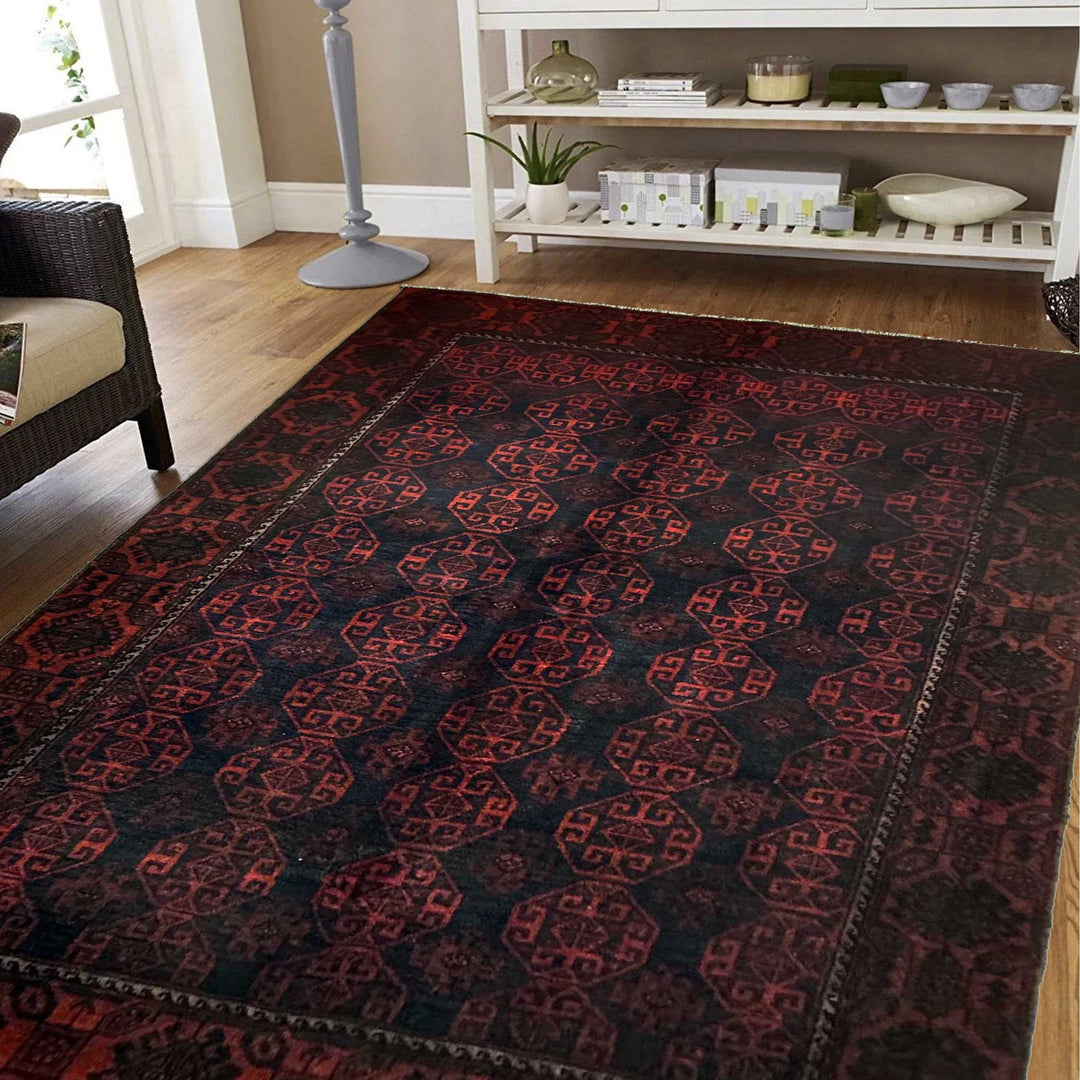 Multicolor Kashan Rug 4' 10" x 7' 4" Hand-Knotted | No. AL37905