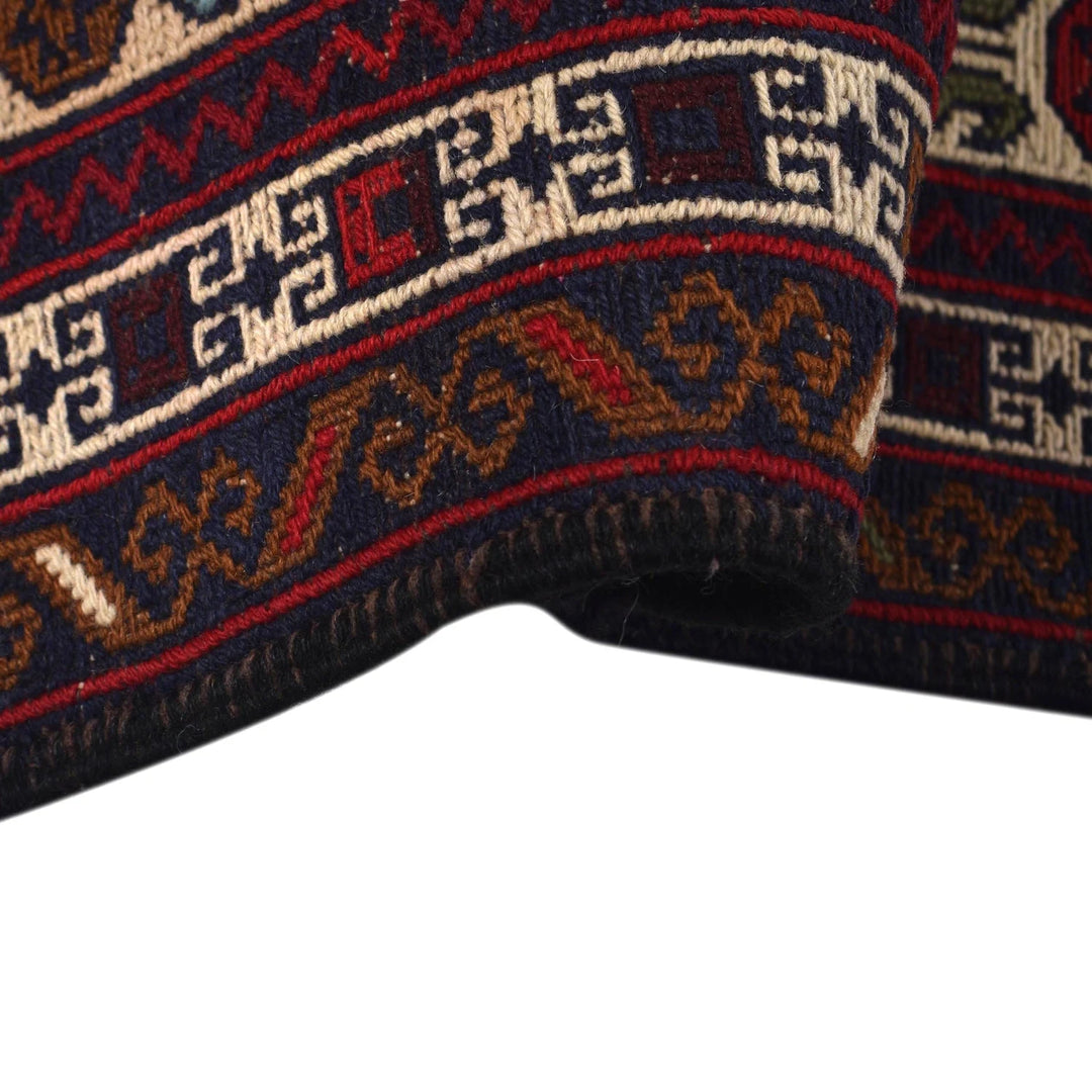 Afghan Maliki Kilim Rug 3' 8" x 6' 4" Flat-Weave | No. AL38219