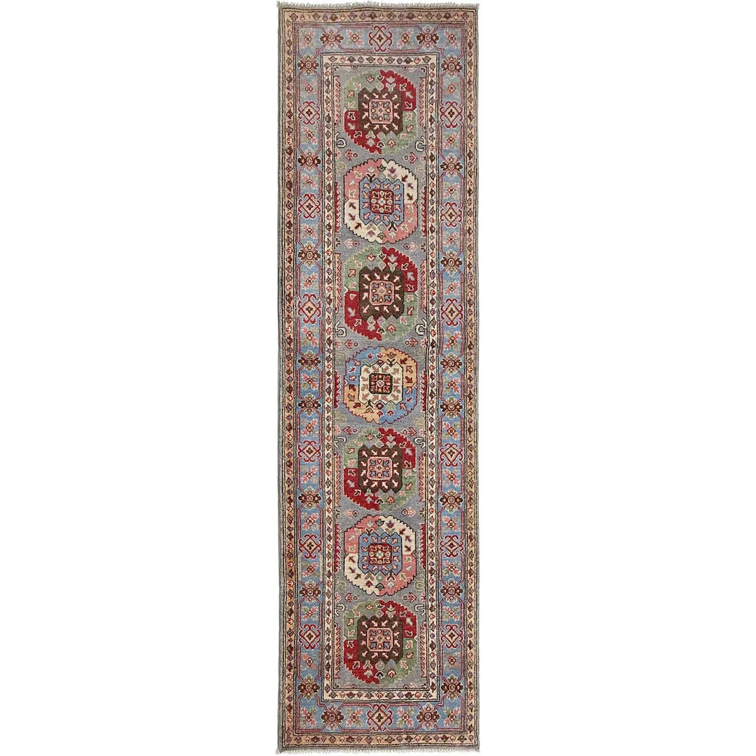 Authentic Oriental Waziri Runner Carpet 2' 7" x 9' 10" - No. AL38402
