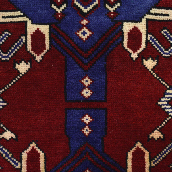 Afghan Baluchi Rug 2' 10" x 4' 3" Hand-Knotted | No. AL38572