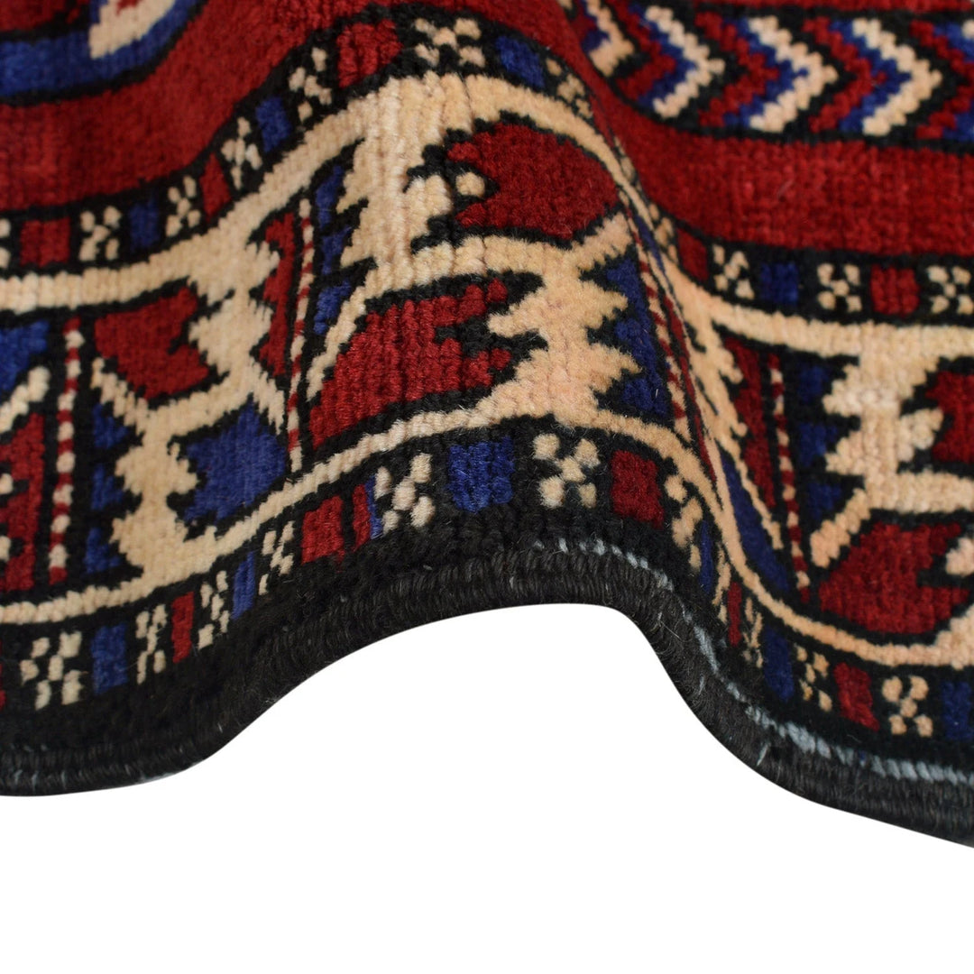 Afghan Baluchi Rug 2' 10" x 4' 3" Hand-Knotted | No. AL38572