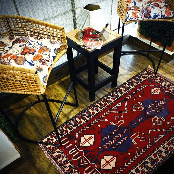 Afghan Baluchi Rug 2' 10" x 4' 3" Hand-Knotted | No. AL38572