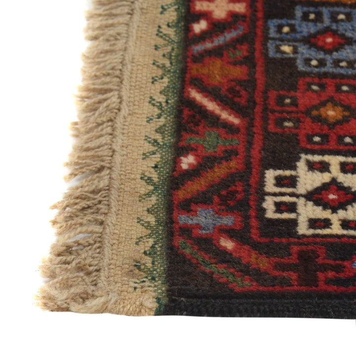 Afghan Pictorial Rug 3' 1" x 4' 11" Hand-Knotted | No. AL38734