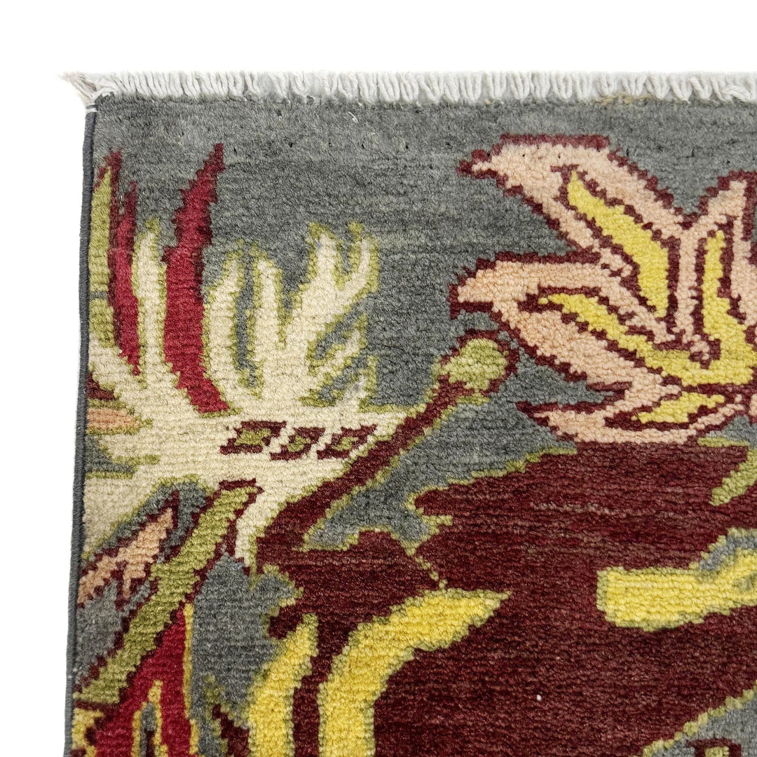 Afghan Tribal Rug 3' 3" x 4' 10" Hand-Knotted | No. AL39314