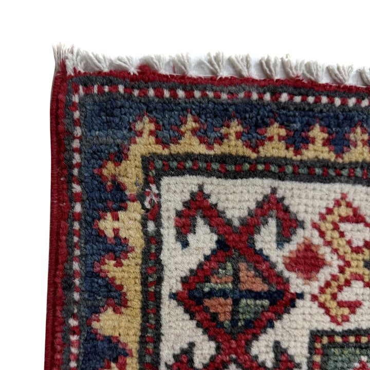 Afghan Kazak Runner Rug 2' 5" x 10' 2" Hand-Knotted | No. AL39399