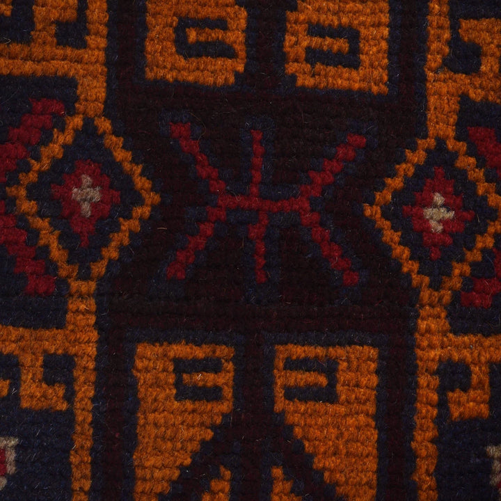Afghan Baluchi Rug 3' 10" x 6' 4" Hand-Knotted | No. AL39439