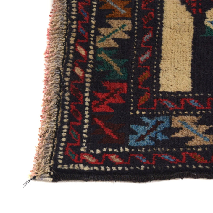 Afghan Pictorial Rug 2' 11" x 4' 8" Hand-Knotted | No. AL39782