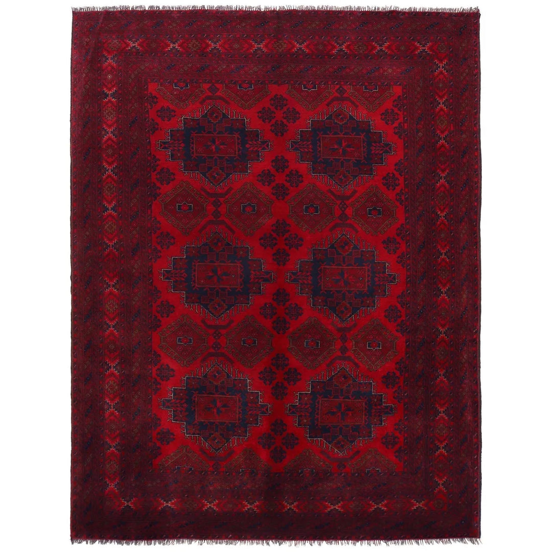 Afghan Khal Mohammadi Rug 6' 9" x 9' 6" Hand-Knotted | No. AL39855
