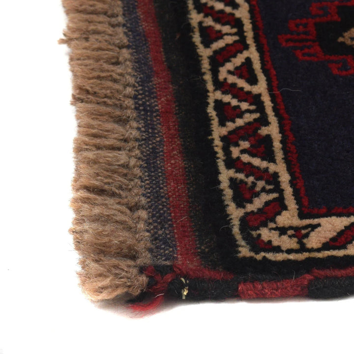 Afghan Baluchi Rug 2' 8" x 5' 0" Hand-Knotted | No. AL39901