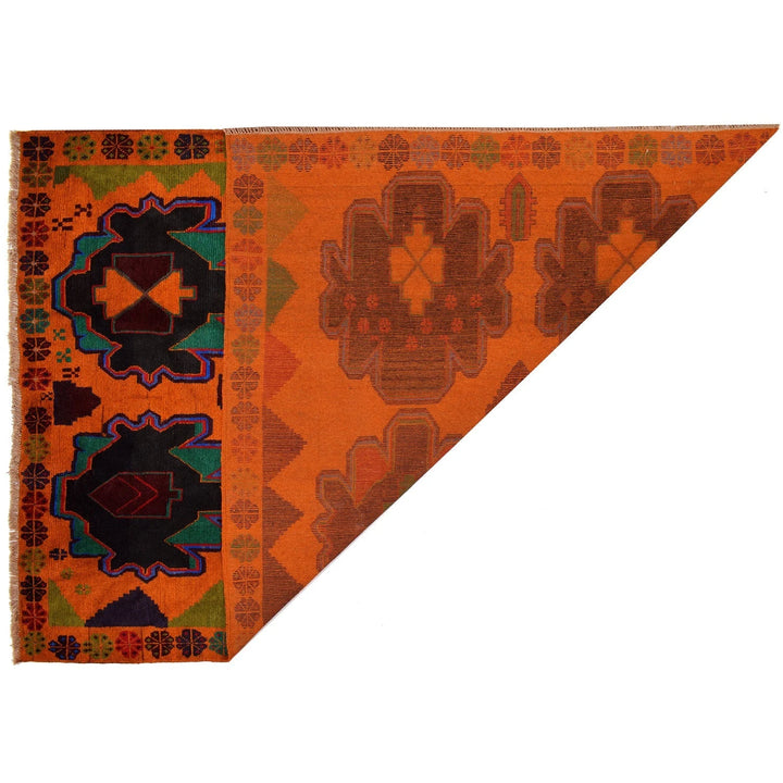 Afghan Baluchi Rug 6' 2" x 8' 5" Hand-Knotted | No. AL40135