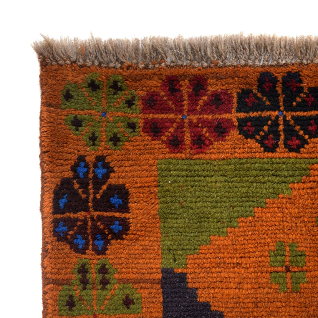 Afghan Baluchi Rug 6' 2" x 8' 5" Hand-Knotted | No. AL40135