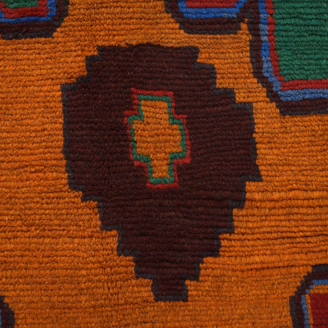 Afghan Baluchi Rug 6' 2" x 8' 5" Hand-Knotted | No. AL40135