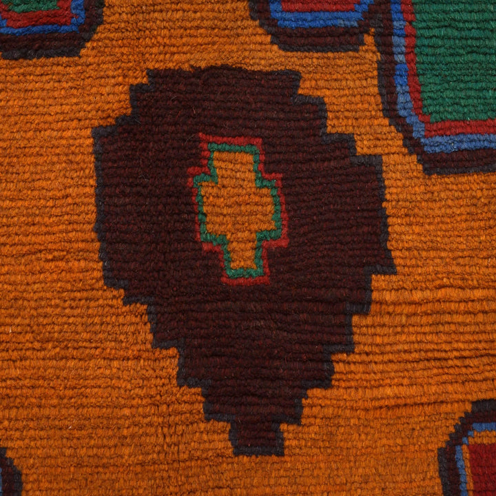 Afghan Baluchi Rug 6' 2" x 8' 5" Hand-Knotted | No. AL40135