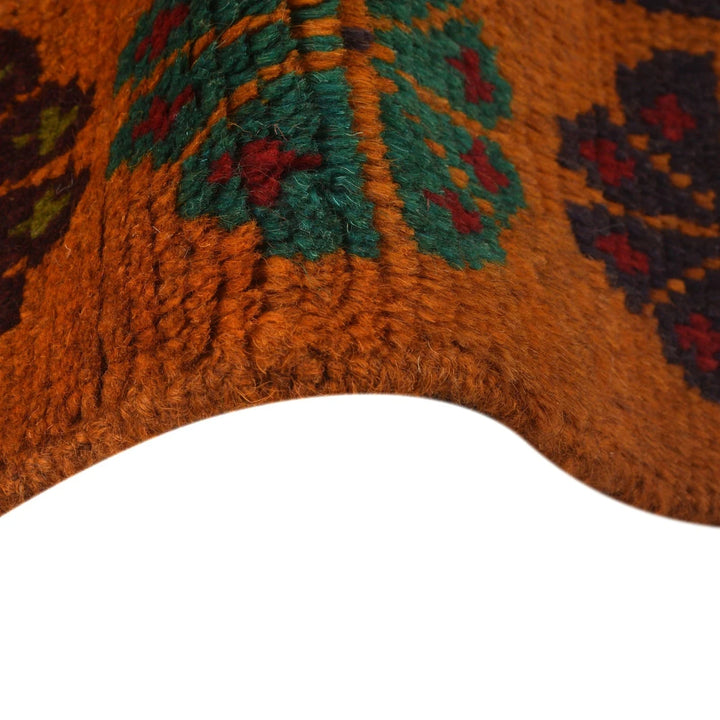 Afghan Baluchi Rug 6' 2" x 8' 5" Hand-Knotted | No. AL40135