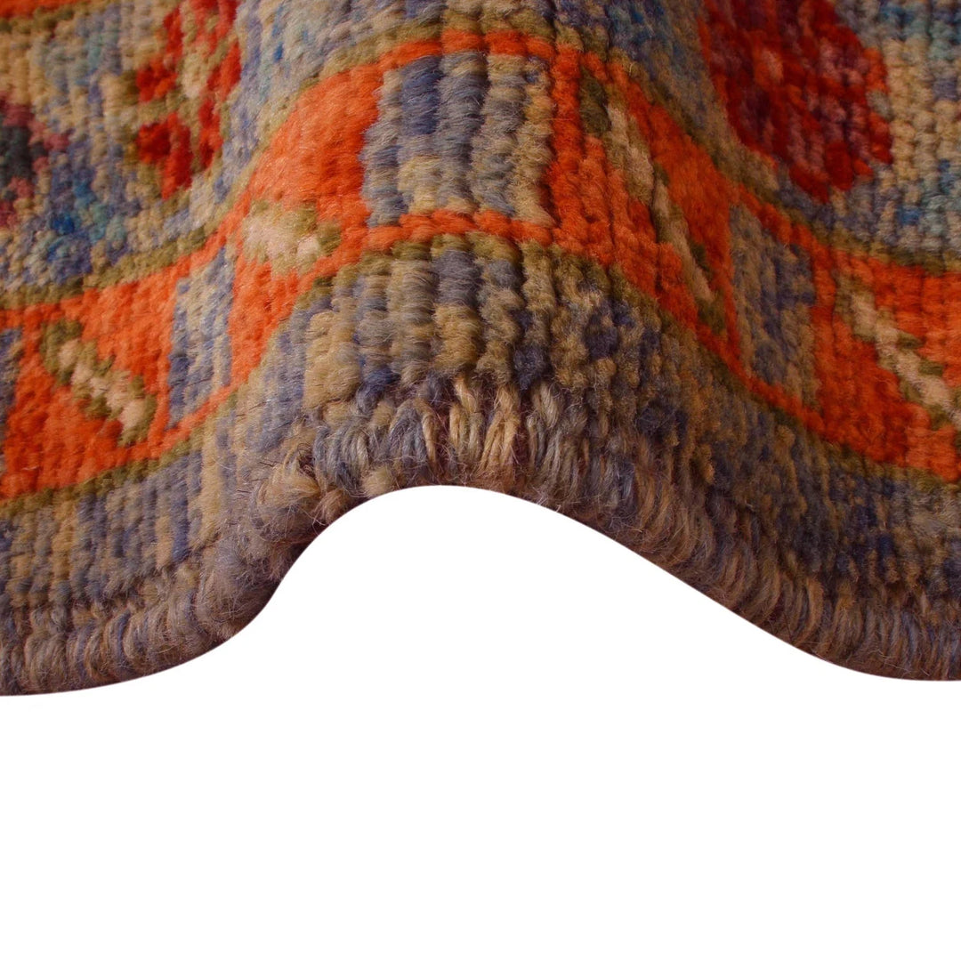 Afghan Oushak Rug 6' 8" x 9' 9" Hand-Knotted | No. AL40384