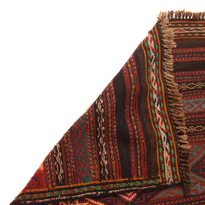 Afghan Laghari Kilim 4' 11" x 7' 10" Flat-Weave | No. AL40400