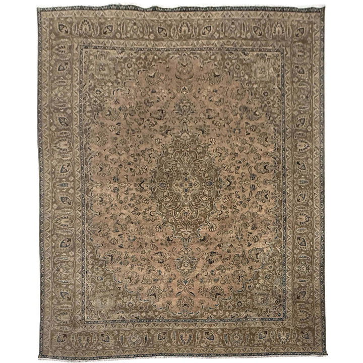 Multicolor Kashan Rug 9' 6" x 12' 3" Hand-Knotted | No. AL40500