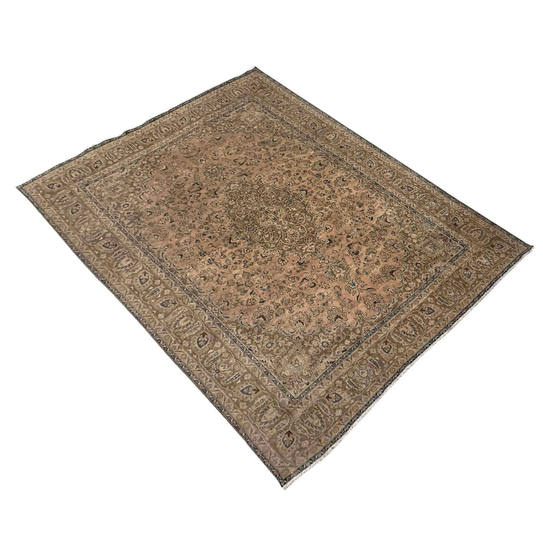 Multicolor Kashan Rug 9' 6" x 12' 3" Hand-Knotted | No. AL40500