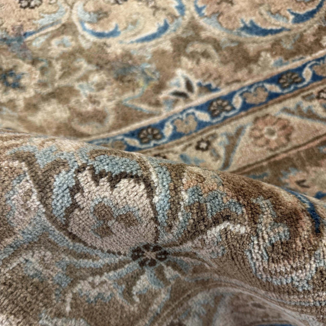 Multicolor Kashan Rug 9' 6" x 12' 3" Hand-Knotted | No. AL40500
