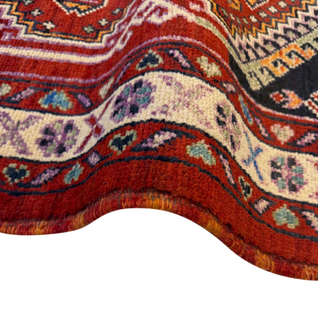 Afghan Shirazi Rug 5' 5" x 7' 5" Hand-Knotted | No. AL40693
