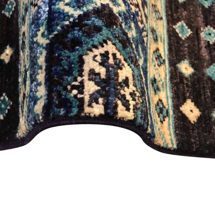 Afghan Gabbeh Rug 5' 7" x 8' 2" Hand-Knotted | No. AL41175
