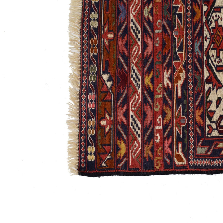 Afghan Maliki Kilim Rug 2' 9" x 4' 8" Flat-Weave | No. AL41311