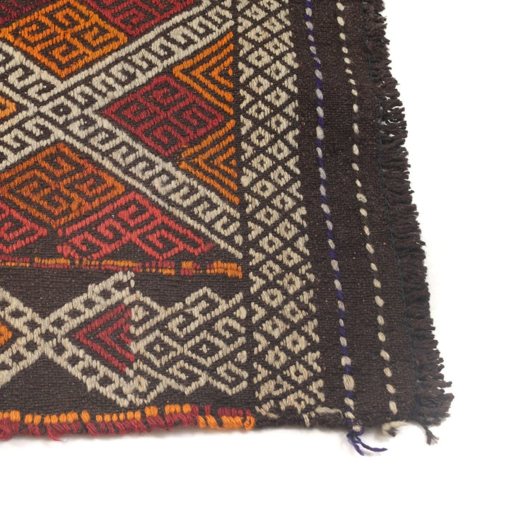 Afghan Suzani Kilim Rug 2' 6" x 8' 2" Flat-Weave | No. AL41394