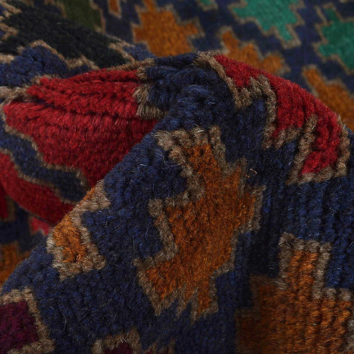Afghan Baluchi Rug 3' 12" x 6' 3" Hand-Knotted | No. AL41403