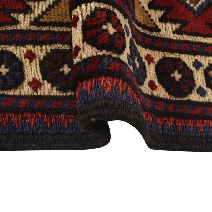 Afghan Barjista Kilim Rug 4' 5" x 5' 12" Flat-Weave | No. AL41573