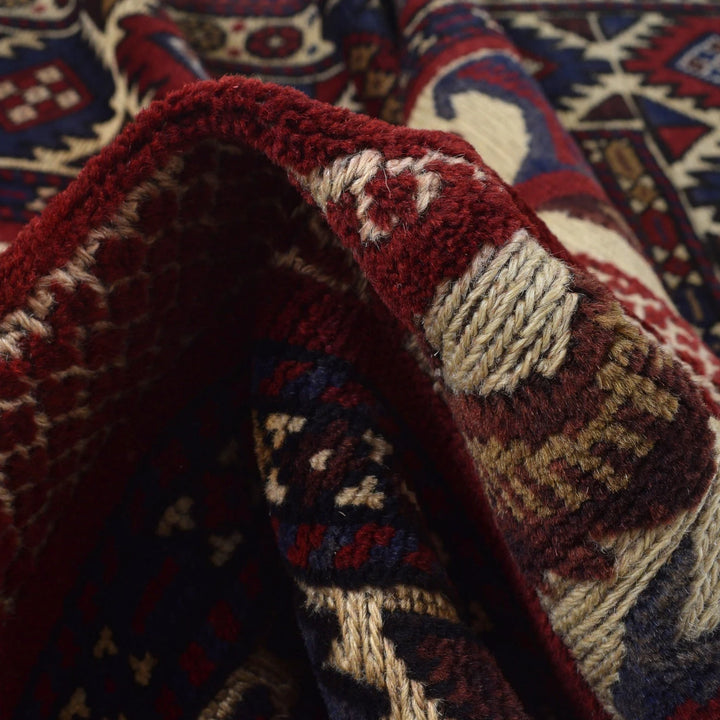 Afghan Barjista Kilim Rug 4' 5" x 5' 12" Flat-Weave | No. AL41573
