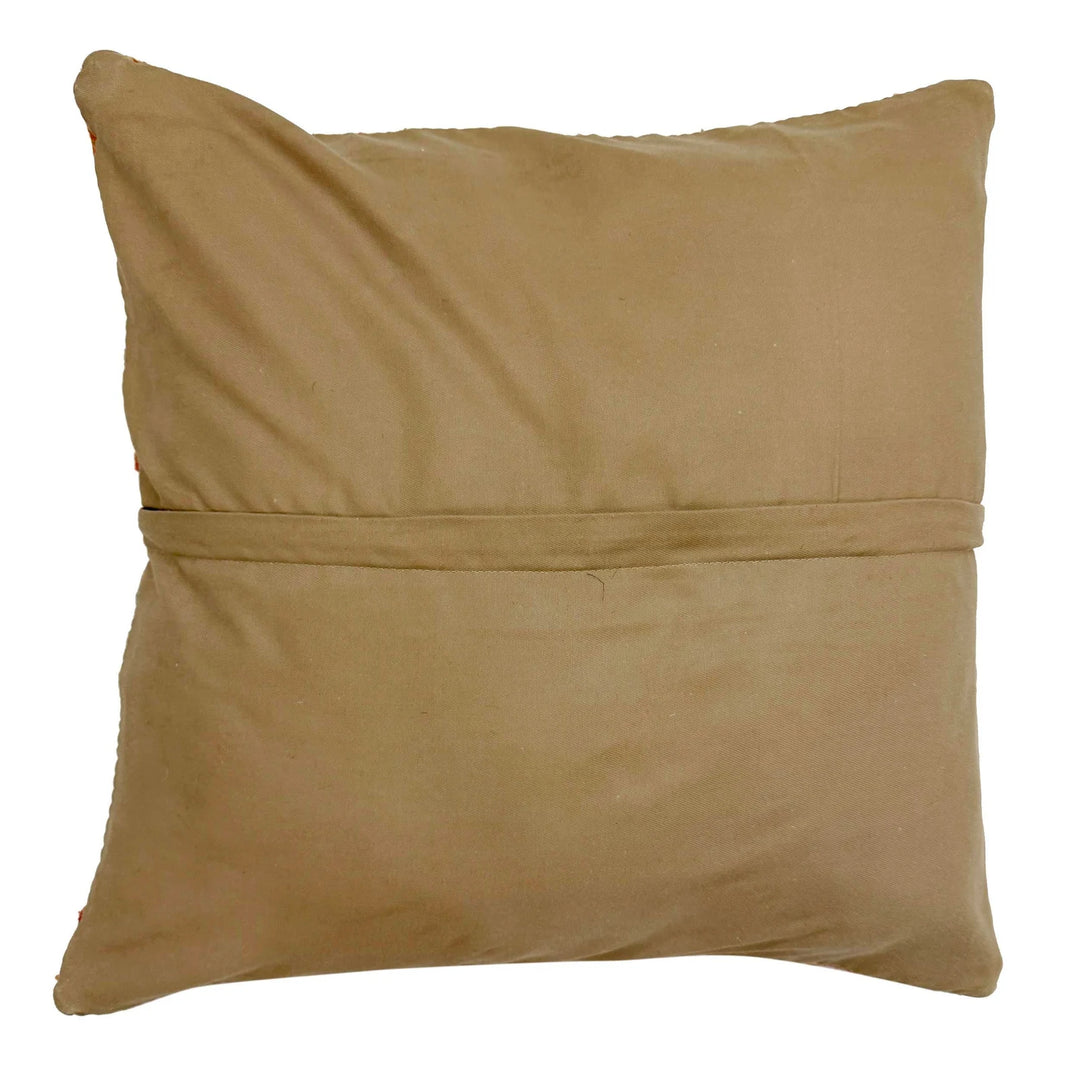 Afghan Kilim Cushion Cover 1' 5" x 1' 5" Flat-Weave | No. AL415933