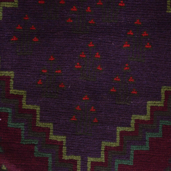 Afghan Baluchi Rug 4' 5" x 6' 4" Hand-Knotted | No. AL41715