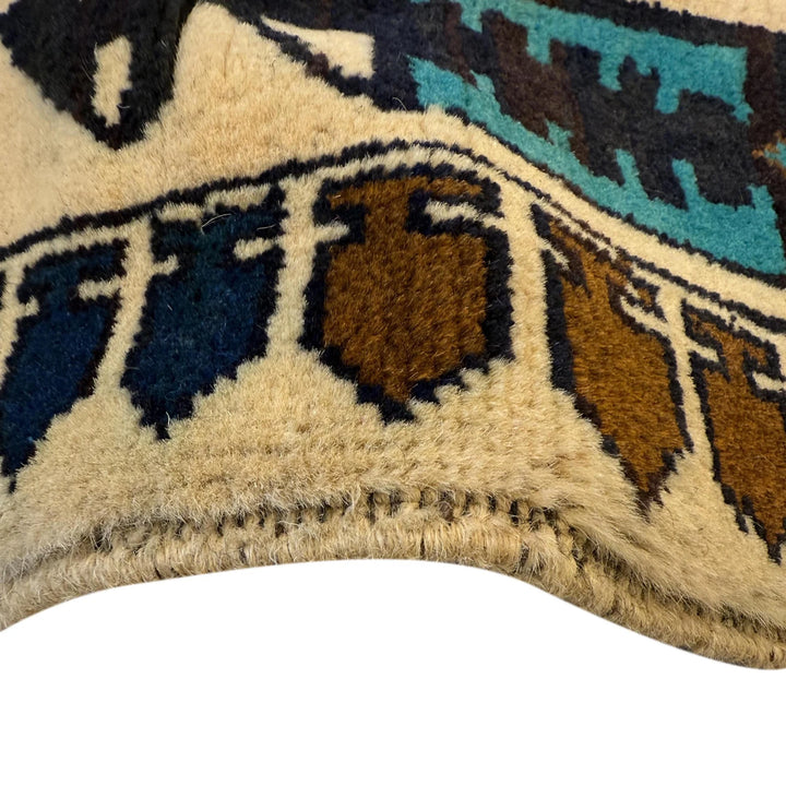 Afghan War Rug 2' 10" x 4' 2" Hand-Knotted | No. AL41727