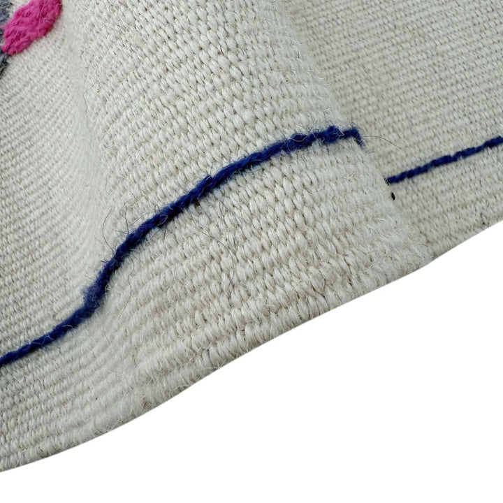 Beige Pakistani Kilim Rug 3' 9" x 6' 4" Flat-Weave | No. AL41848