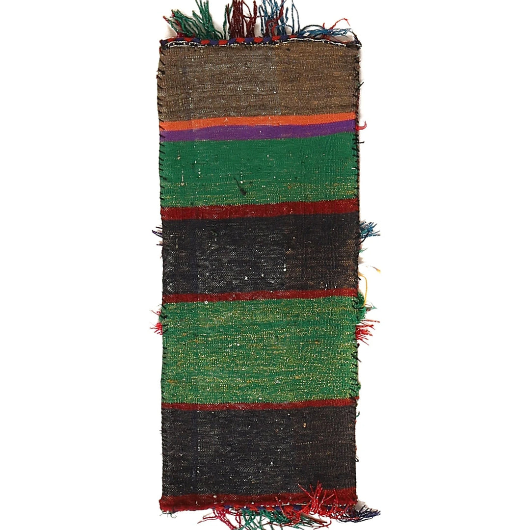 Afghan Saddle Bag Rug 1' 0" x 2' 4" Hand-Knotted | No. AL41914