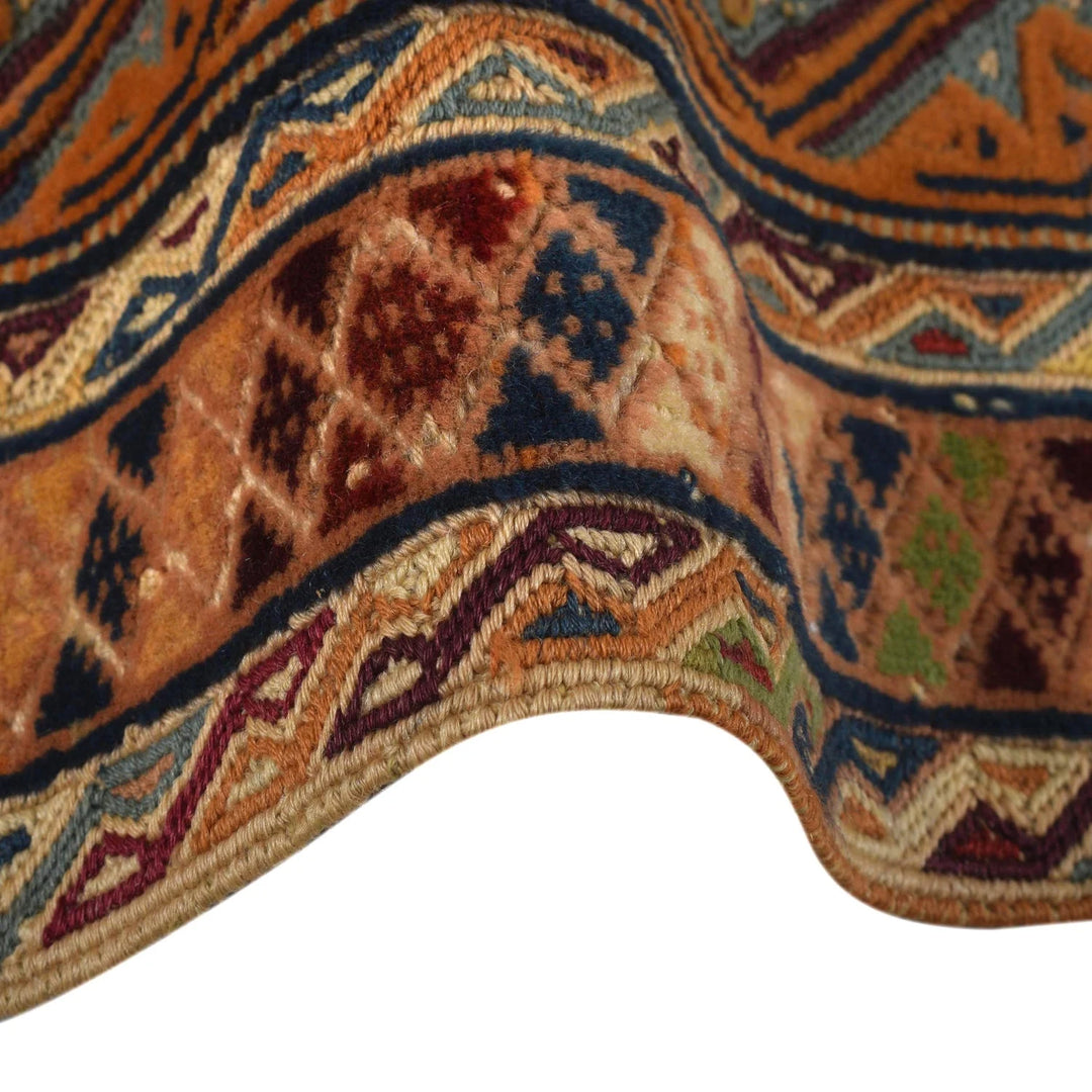 Afghan Nakhunak Kilim Rug 2' 2" x 3' 6" Flat-Weave | No. AL42068