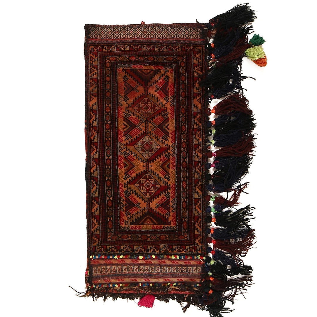 Afghan Balisht Rug 1' 7" x 3' 10" Hand-Knotted | No. AL42076