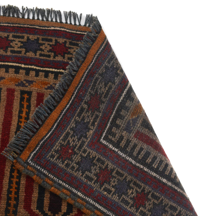 Afghan Prayer Rug 2' 9" x 4' 10" Hand-Knotted | No. AL42136