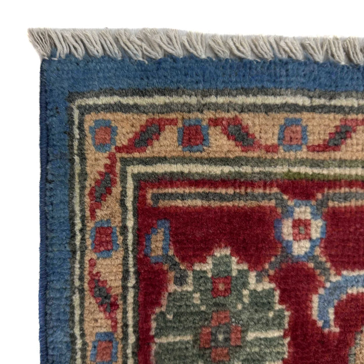 Afghan Heriz Rug 4'11" x 6'11" Hand-Knotted | No. AL42154