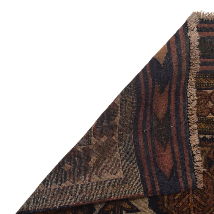 Afghan Prayer Rug 2' 7" x 4' 4" Hand-Knotted | No. AL42507