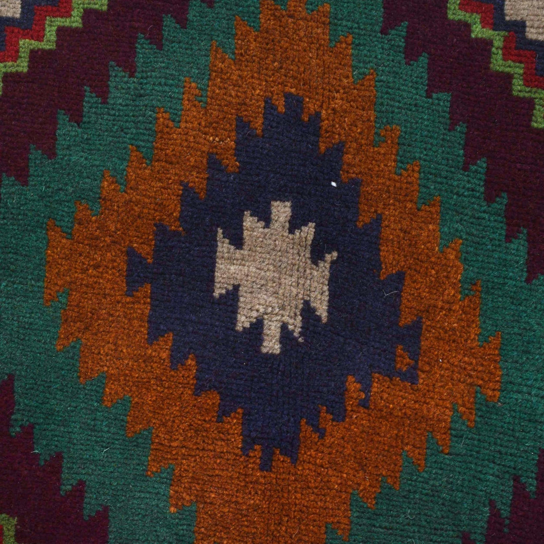 Afghan Baluchi Rug 4' 0" x 6' 8" Hand-Knotted | No. AL42573