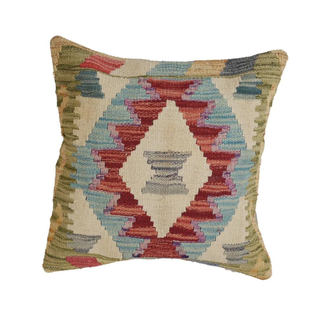 Afghan Cushion Cover 1' 5" x 1' 6" Flat-Weave | No. AL42630