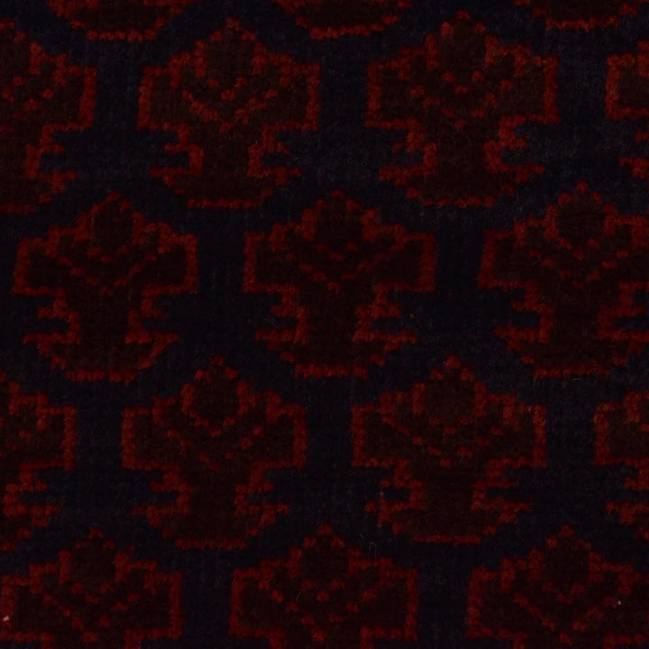 Red Afghan Prayer Rug 3' 0" x 5' 5" Hand-Knotted | No. AL42895