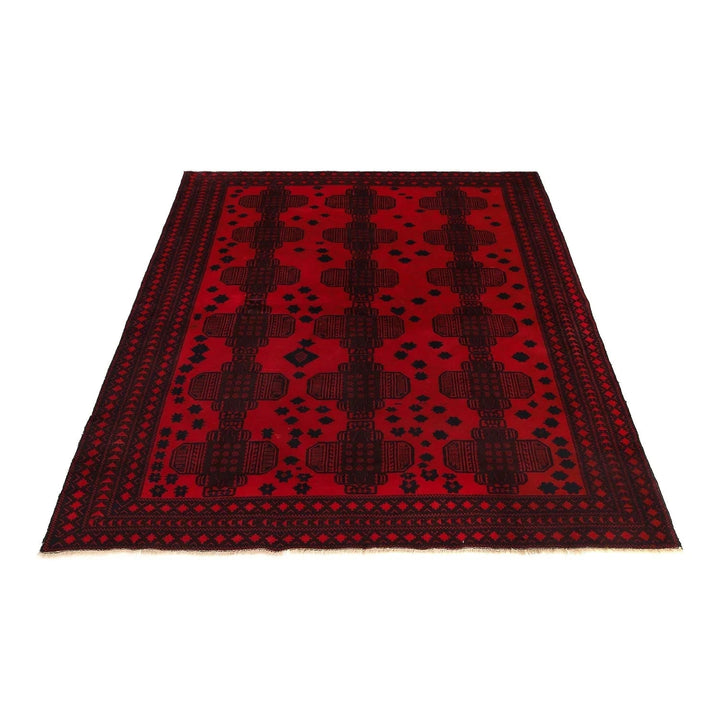 Afghan Baluchi Rug 7' 1" x 9' 0" Hand-Knotted | No. AL42997