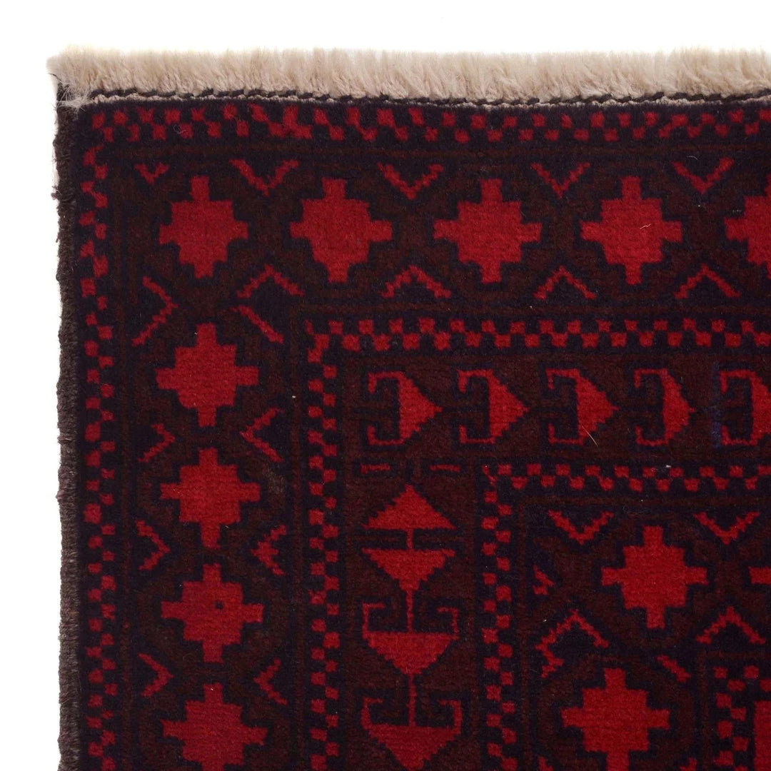 Afghan Baluchi Rug 7' 1" x 9' 0" Hand-Knotted | No. AL42997