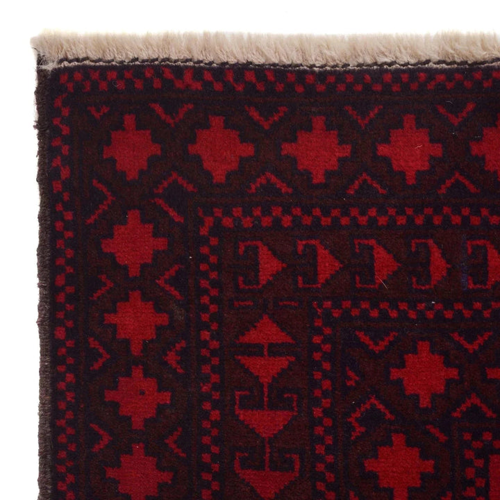 Afghan Baluchi Rug 7' 1" x 9' 0" Hand-Knotted | No. AL42997