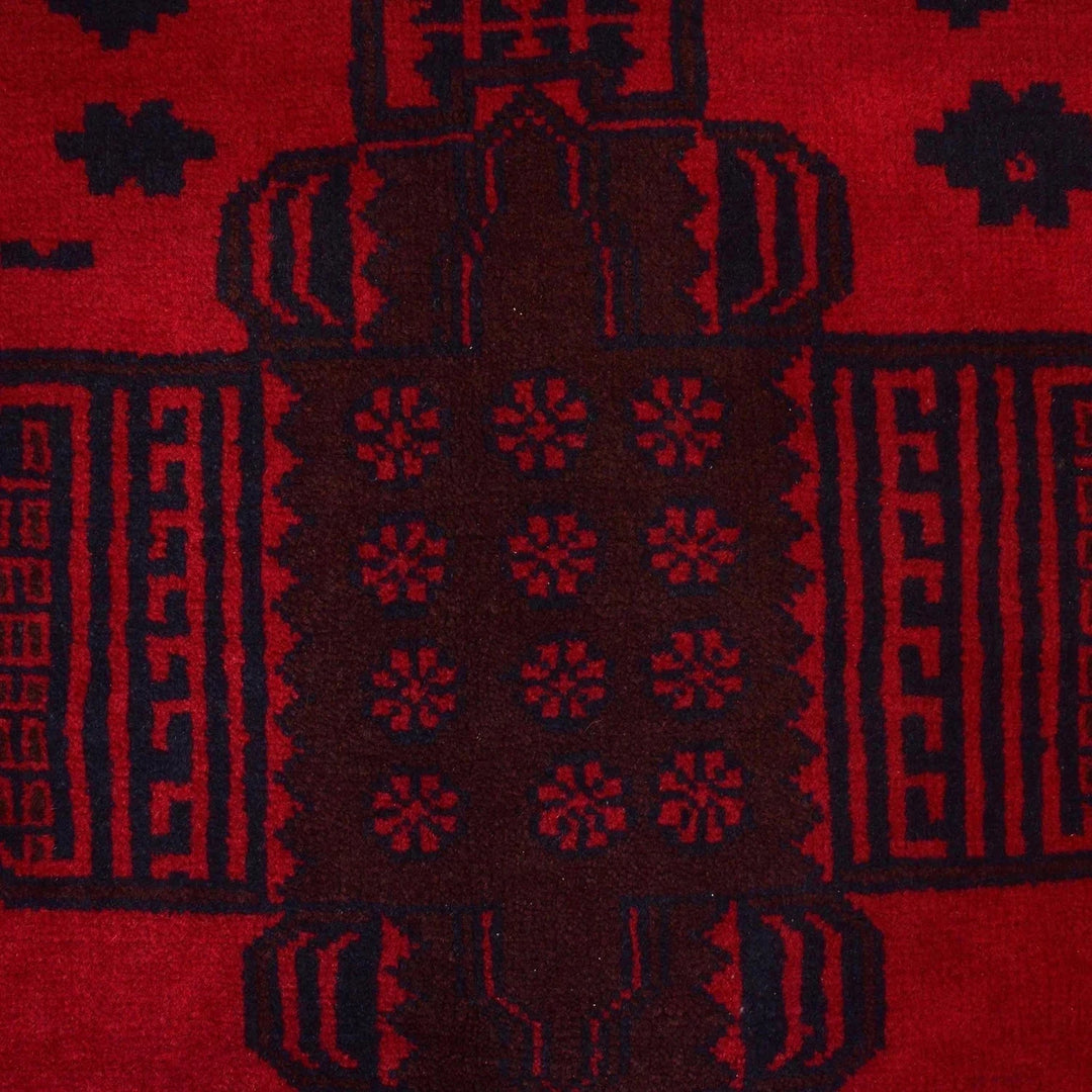 Afghan Baluchi Rug 7' 1" x 9' 0" Hand-Knotted | No. AL42997