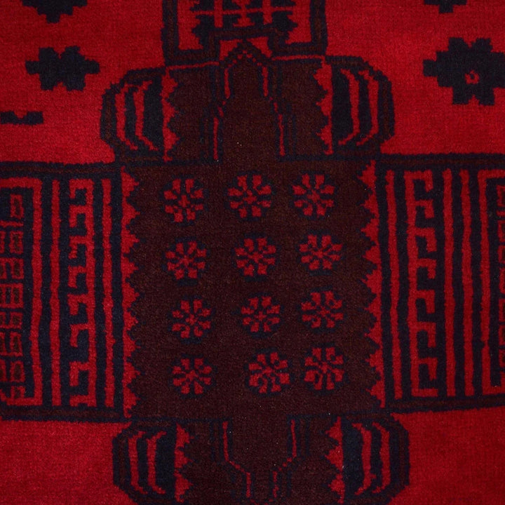 Afghan Baluchi Rug 7' 1" x 9' 0" Hand-Knotted | No. AL42997